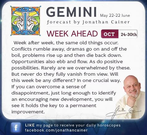 gemini today cainer weekly.